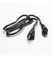 Laptop Charger - Power Cable Branded - Black