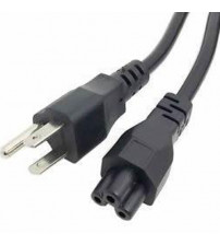 Laptop Charger - Power Cable Branded - Black